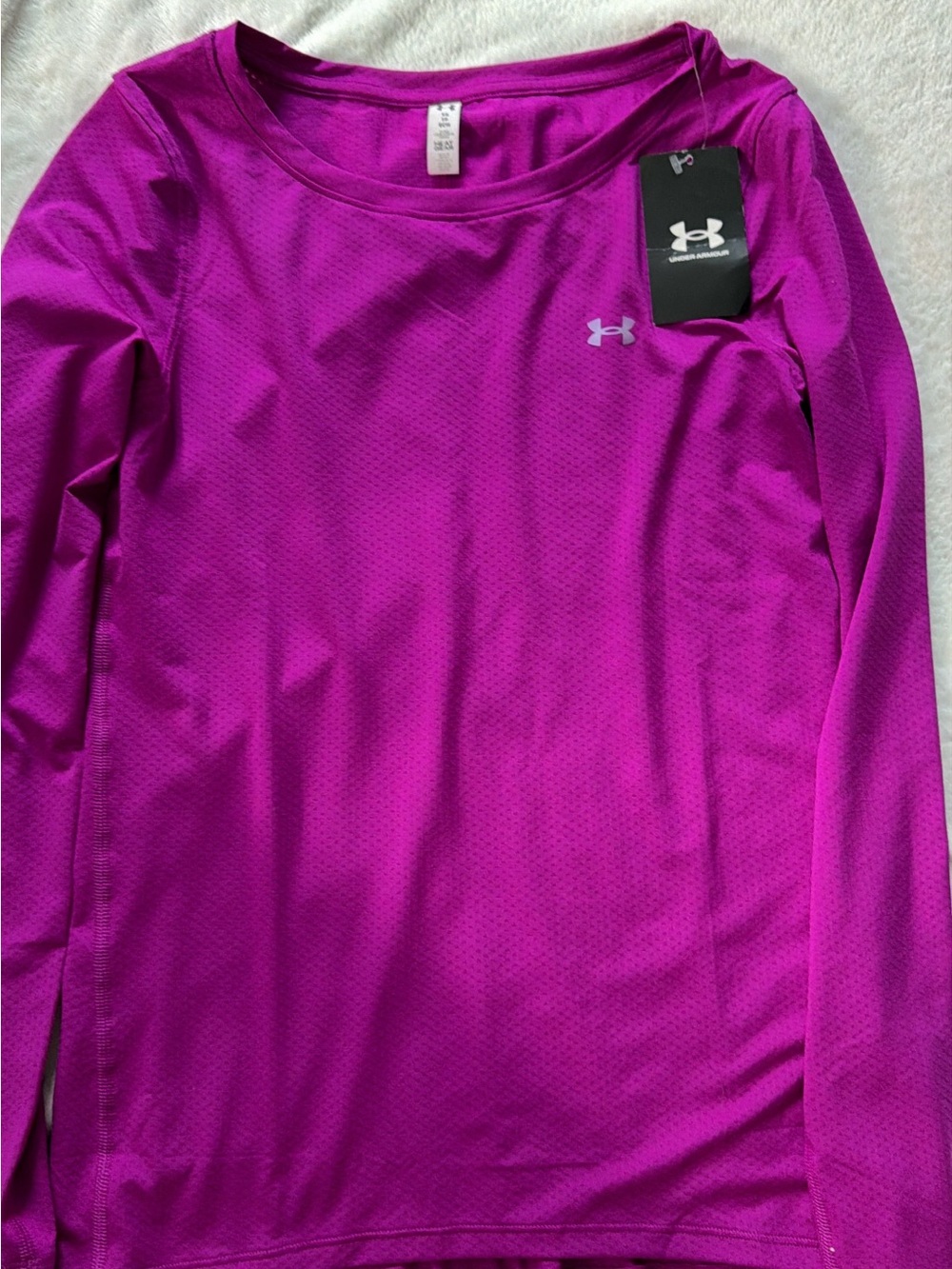 Under Armour Women's Long Sleeve Performance Top - Fuchsia